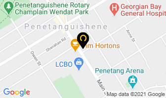 Professional Pet Grooming in Penetanguishene map