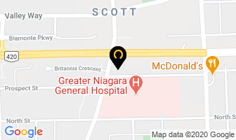 Professional Physiotherapy Clinic in Niagara Falls map