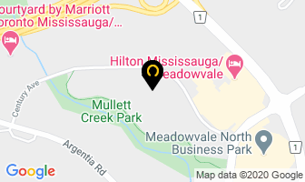 Professional Shredding Corporation in Mississauga map