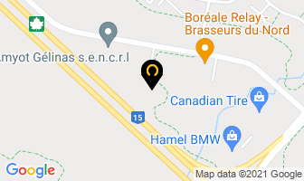 Profil Expositions Inc in Blainville map