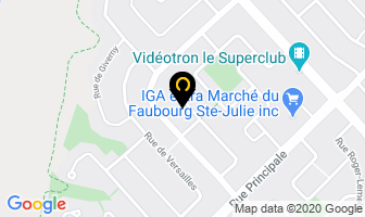 Progexsol Inc in Sainte-Julie map