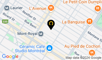 Projet Changement in Montreal map