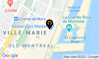 Prom&eacute;tour Inc in Montreal map
