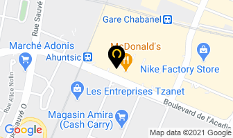 Promotions V P S in Montreal map