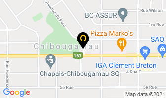 Propane M M in Chibougamau map