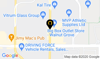 Propane West in Langley map