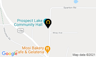 Prospect Lake Community Hall in Victoria map