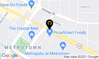 Protege School in Burnaby map