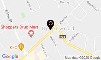 Proudfoot David A in Greenwood map