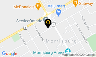 Provincial Court in Morrisburg map