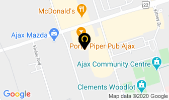 Provincial Site Services in Ajax map