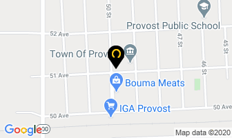 Provost Insurance Agencies in Provost map