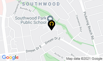 Pryde Learning Centre Southwood in Ajax map