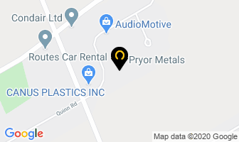 Pryor Metals Ltd in Guelph map