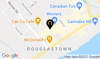 Pseudio Northumberland Square Mall in Miramichi map