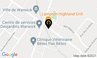 Pub L'ours Noir in Warwick map