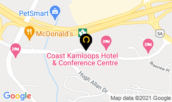 Pub On The Rocks in Kamloops map