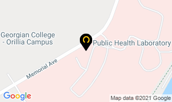 Public Health Laboratory in Orillia map