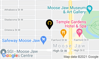 Public Health Services in Moose Jaw map