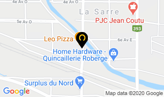 Publicit&eacute; R T in La Sarre map