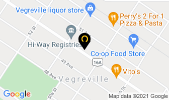 Pulse Electric Ltd in Vegreville map