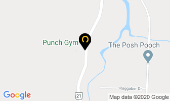 Punch Gym in Tecumseh map