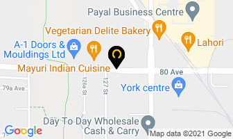 Punjab Cloth Warehouse in Surrey map