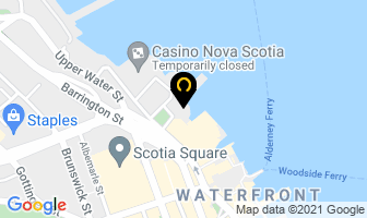 Purdy's Wharf Dental Group in Halifax map