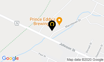 Pure County Bottled Water in Prince Edward map