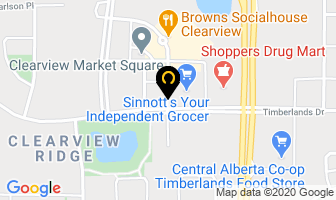 Pure Orthodontics Red Deer in Red Deer map