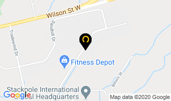 Pure Rhythm Dance Company in Hamilton map