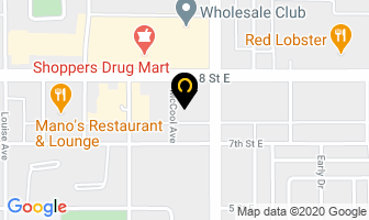 Purolator in Saskatoon map