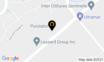 Purolator in Beauharnois map