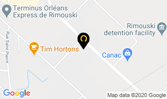 Purolator in Rimouski map
