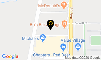 Purolator in Red Deer map