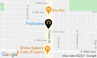 Purple Rainbow Florist in Toronto map
