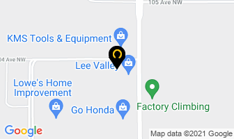 Pwf Floors & Decors Inc. in Edmonton map