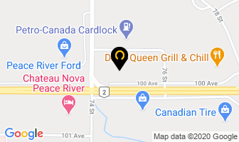 Pyramid Corporation in Peace River map