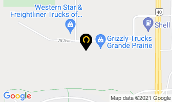 Pyramid Corporation in Grande Prairie map