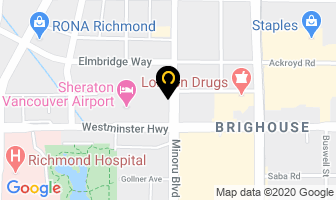 Pyramid Currency Exchange in Richmond map