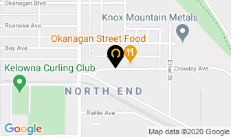Pyramid Excavation Corp in Kelowna map