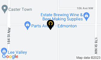 Qsd Curtains in Edmonton map