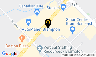 Qtrade in Brampton map