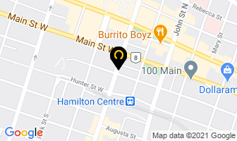 Qtrade Advisor in Hamilton map
