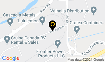 Quadra Chemicals (Western) Ltd in Delta map
