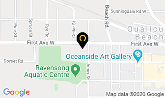 Qualicum Beach Lawn Bowling Club in Nanaimo map