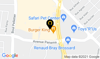 Quality Inn & Suites in Brossard map