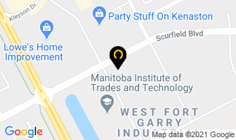 Quality Mechanical Services in Winnipeg map