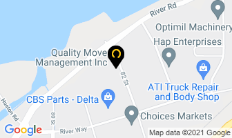 Quality Move Management Inc in Delta map