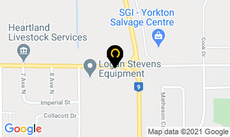 Quality Tire Service Ltd in Yorkton map